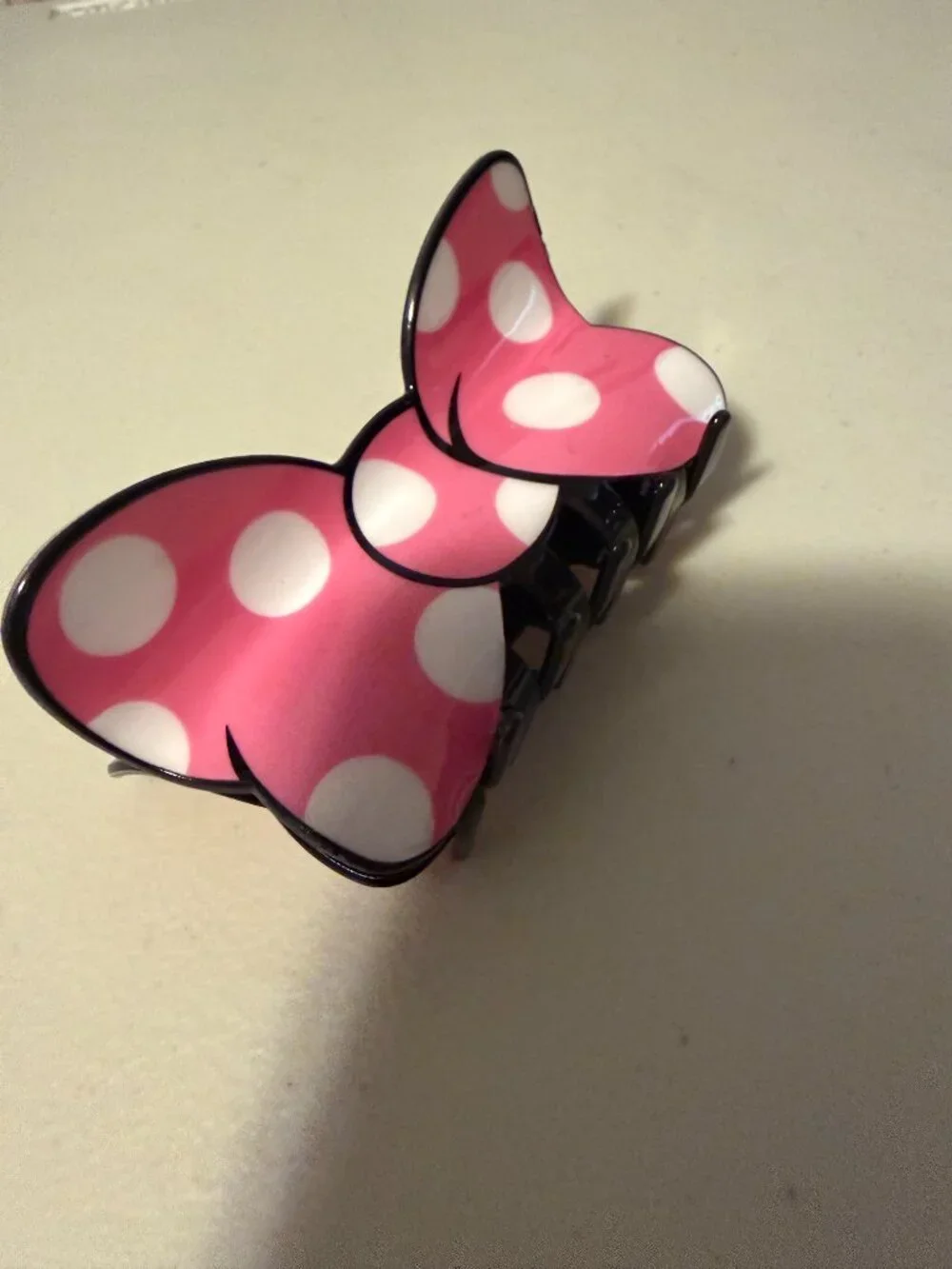 Minnie Bow Claw Clip Hair Accessory - Pink